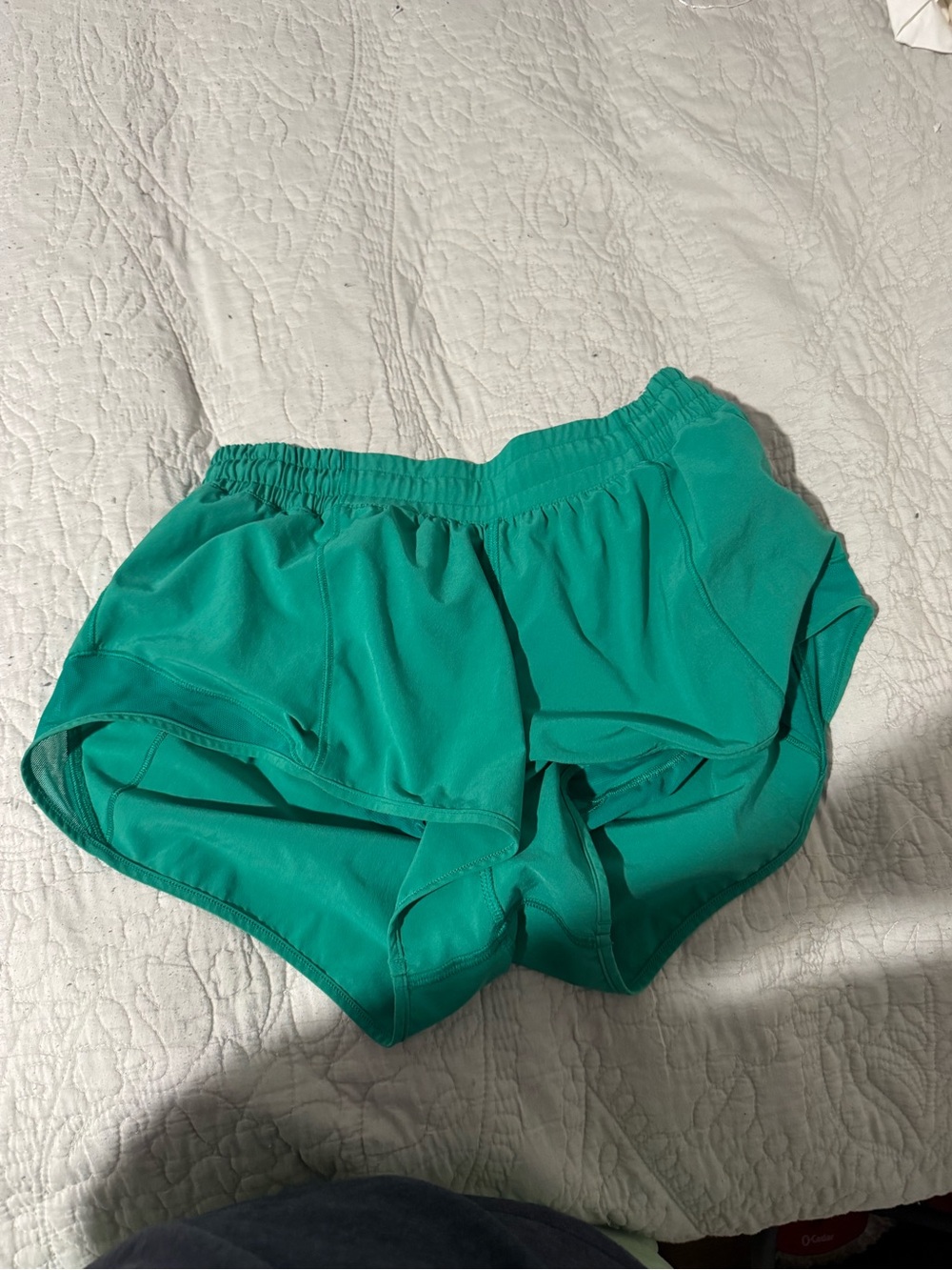lululemon athletica Teal Athletic Running Shorts
